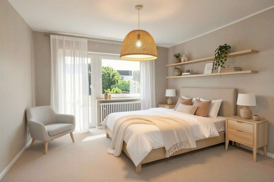 Schlafzimmer - KI-generiert