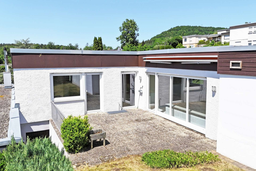 Sonnige Terrasse