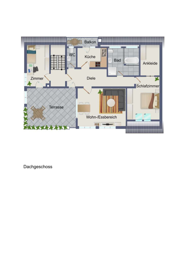 Grundriss Dachgeschoss