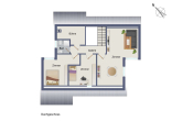Dachgeschoss - Attraktives Wohnhaus mit Einliegerwohnung in bevorzugter Wohnlage
